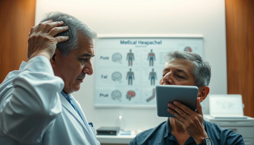 ปวดหัวด้านบน